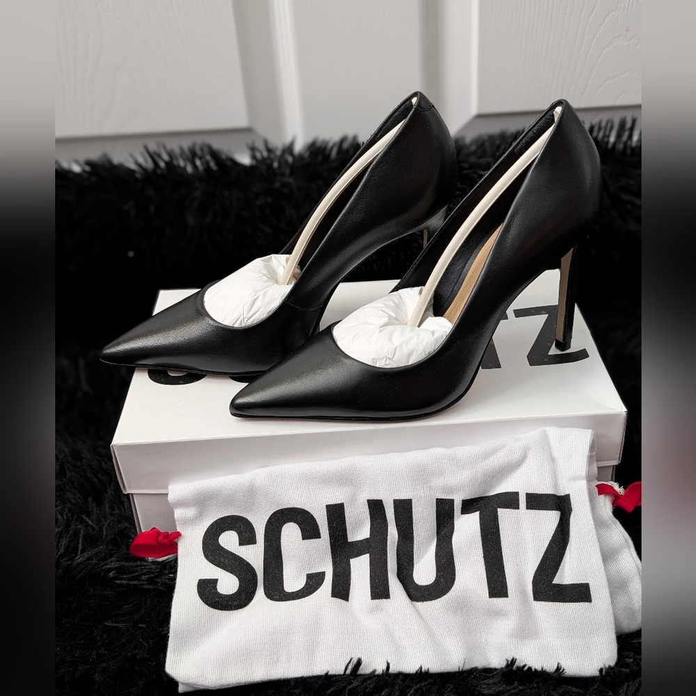 SCHUTZ Sleek Black Women's Heels